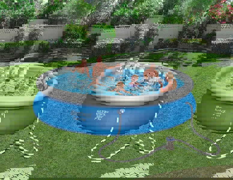 Samuel Alexander Bestway Fast Set 9,677L Swimming Paddling Pool Set 15' x 33"/4.57m x 84cm