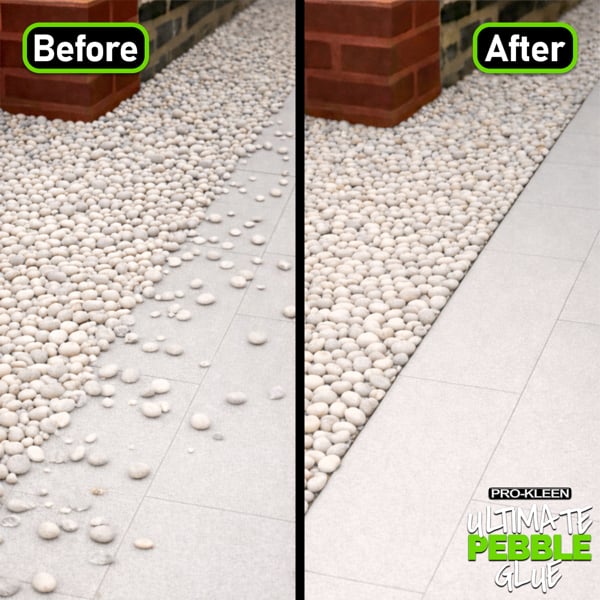 ProKleen Pro-Kleen Ultimate Pebble Glue 10L (Covers 160 ft2) Pebble Glue Binder For Gravel, Stones, Slate & Mulch