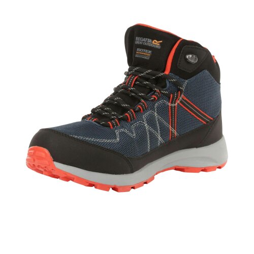 Regatta Mens Samaris Lite Walking Boots - Moonlight Denim/Orange