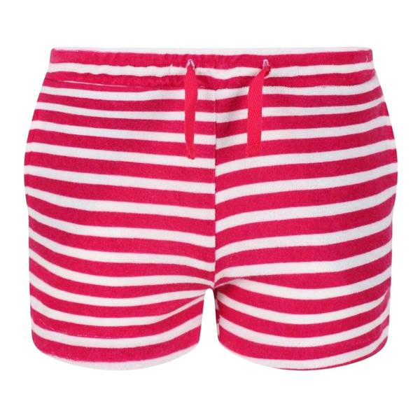 Regatta Girls Dayana Sweat Shorts - Pink Fusion/White Print - 