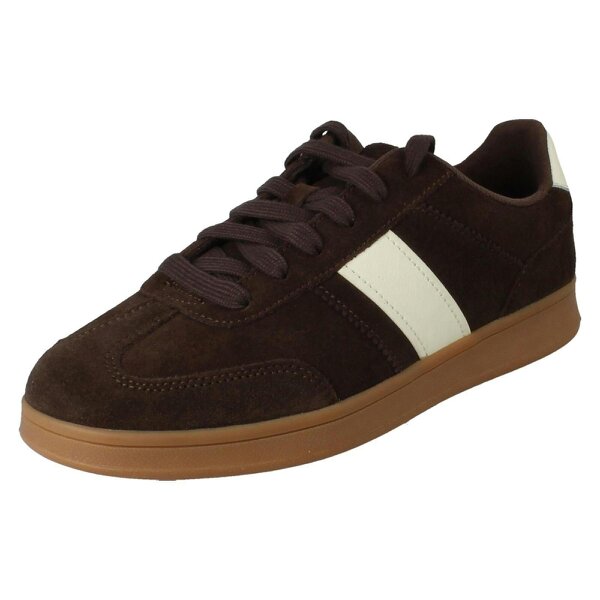 Clarks Unisex Clarks Trainers Seco Speed - Dark Brown - D