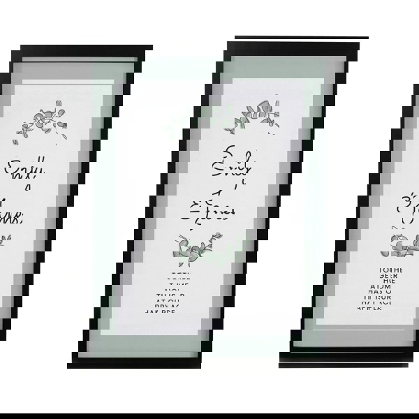 Personalised Memento Company Personalised Botanical Black Poster Frame