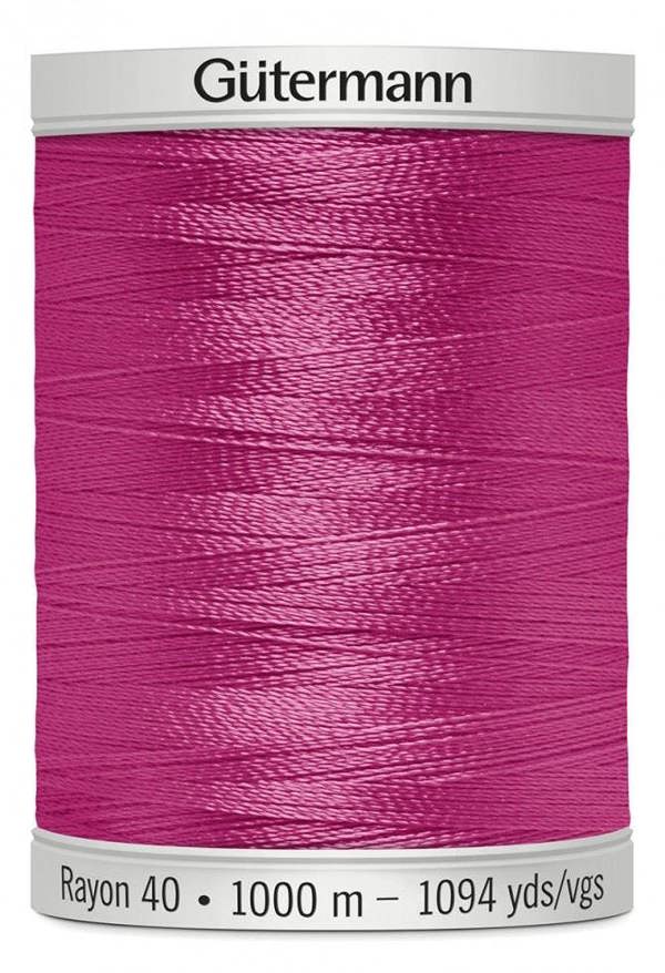 Gutermann No 40 Sulky Rayon Embroidery Thread 1000m Rayon Thread Suitable For Embroidery