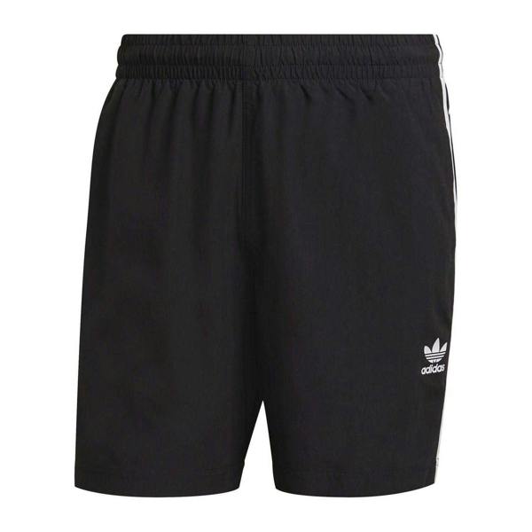 Adidas Mens Originals 3 Stripes Swimming Swim Shorts - Black - 
