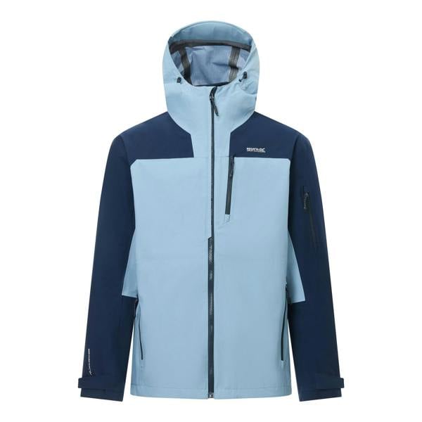 Regatta Mens Sacramento 3 in 1 Waterproof Jacket - Dusky Blue/Navy - 
