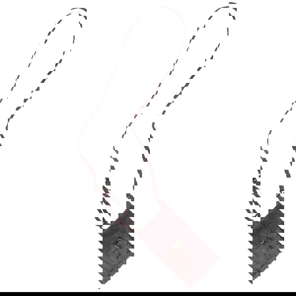 Real Hide Bags 'MYLA' Plum Distressed Real Leather Mobile Phone Crossbody Bag