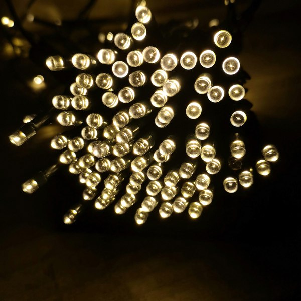 Samuel Alexander 200 LED 20m Premier Christmas Indoor Outdoor Multi Function Battery Operated String Lights with Timer in Warm White