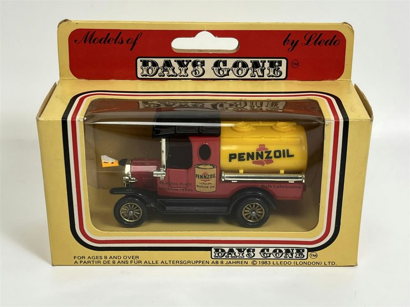 MCSlots Ford Model T Tanker 1920 Pennzoil Oil Days Gone By Lledo DG4D S4