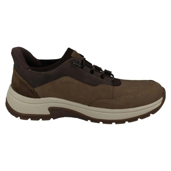 Rieker Mens Rieker Ready2Go Elasticated Lace Wide Fitting Shoes 11055