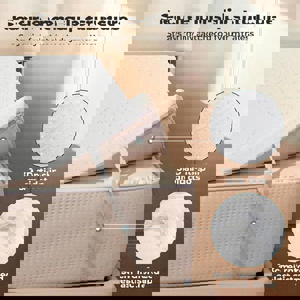 Lavio Single Bed Mattress Topper 5cm Memory Foam Pressure Relief Washable Cover