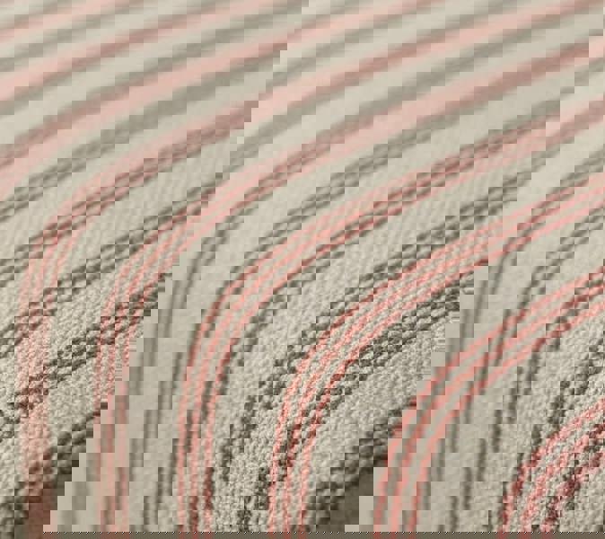 Contemporary upholstered bench with decorative stitched top