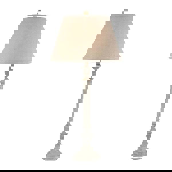 Hill Interiors Liora Table Lamp (UK Plug) - White - 