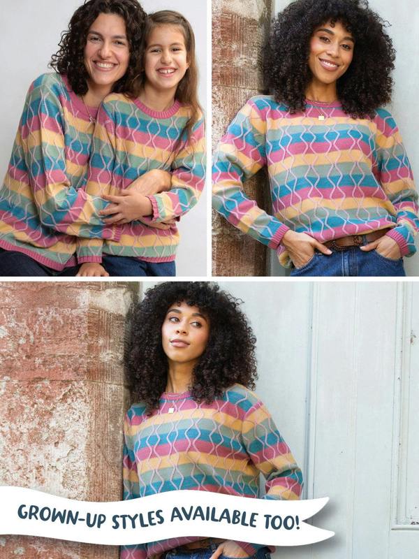 Kite Girls Organic Fancy Stripe Jumper