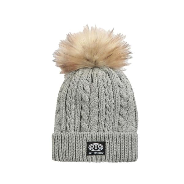 Animal Womens/Ladies Becky Recycled Winter Hat - Grey - 