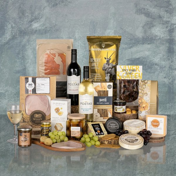 Cool Christmas Luxury Fresh Food & Wine Christmas Carton Gift