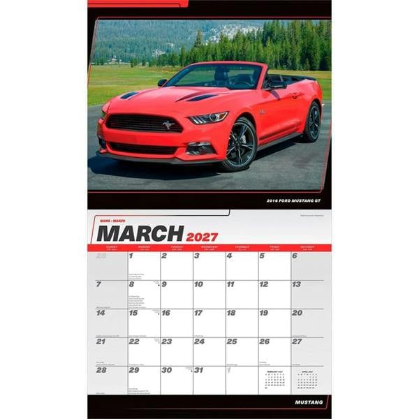 Mustang Deluxe Calendar 2027, Deluxe Calendars, Month To View, Transport, Gift