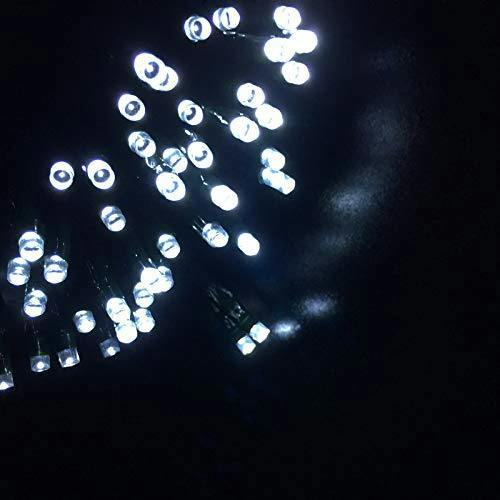 Battery Operated Cool White Outdoor String Lights, 50 to 200 LED, IP44 Waterproof with 8 Functions and Timer image 6
