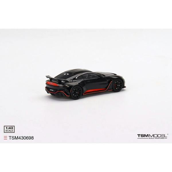 MCSlots Aston Martin V12 Vantage Jet Black 1:43 Scale TSM430698