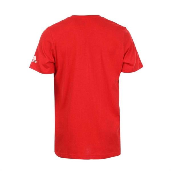 Adidas Mens Blank T-Shirt - Red - 