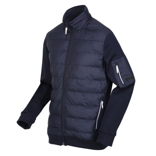 Regatta Mens Colliston Baffled Fleece Jacket - Navy