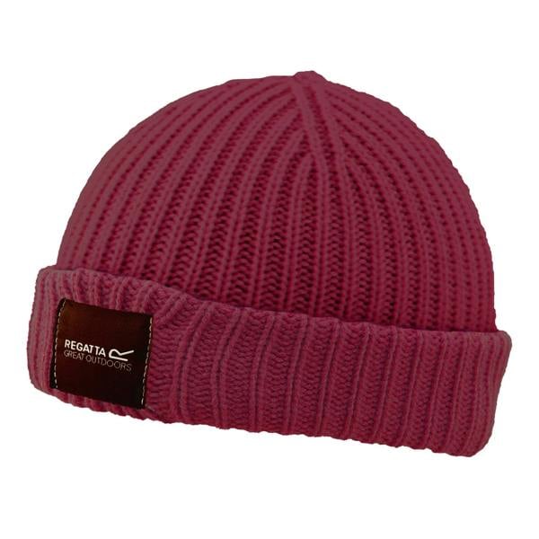 Regatta Childrens/Kids Connora Fisherman Logo Beanie - Dark Pimento - 