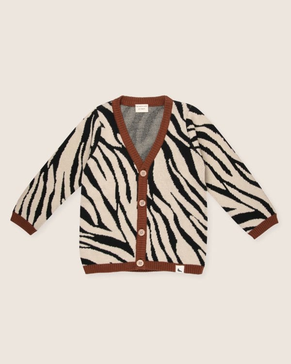 Multicolour Zebra Print Cardigan - image 2