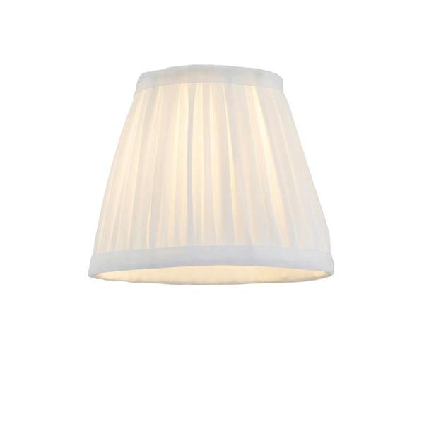 Pagazzi Lighting Junia Off White Pleated Candle Shade