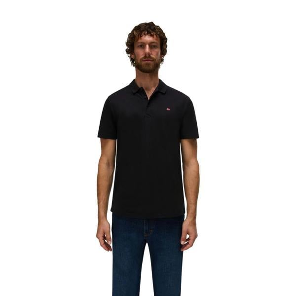 Napapijri Mens Regular Polo Shirt - Black - 