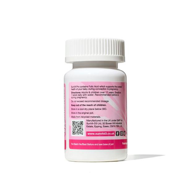 Folic Acid 400µg  Vitamin B9 Daily Tablets 90s