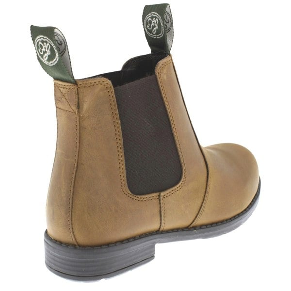 Frank James Ascot Rider Leather Chelsea Boots
