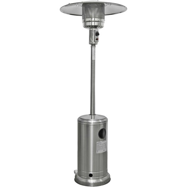 13kW Steel Propane Gas Tower Patio Heater - Outdoor Garden Dining Radiator Set