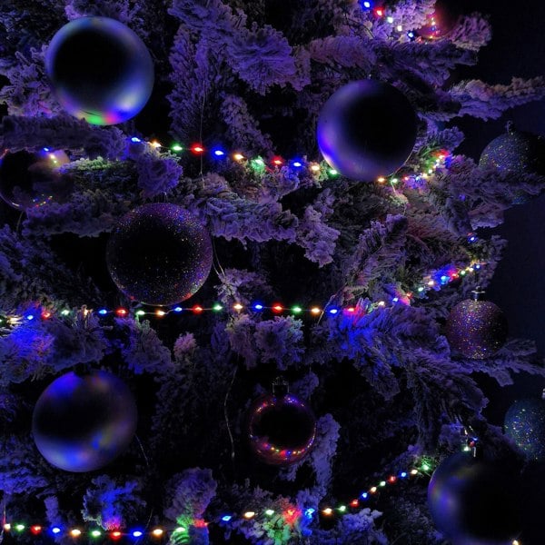Samuel Alexander 6.4m Compact MicroBrights Christmas Lights with 400 LEDs in Multi-coloured
