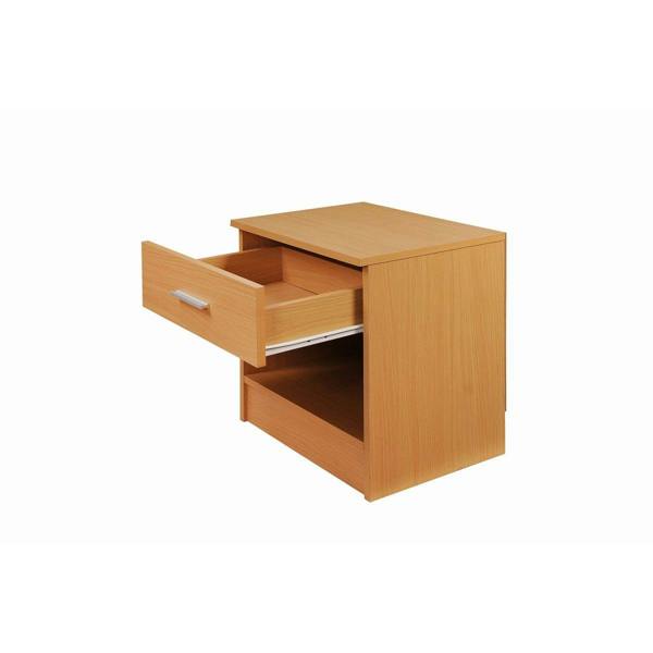 Timber Art Design Rio Costa Bedside Cabinet Bedroom Furniture Nightstand Table 1 Drawer