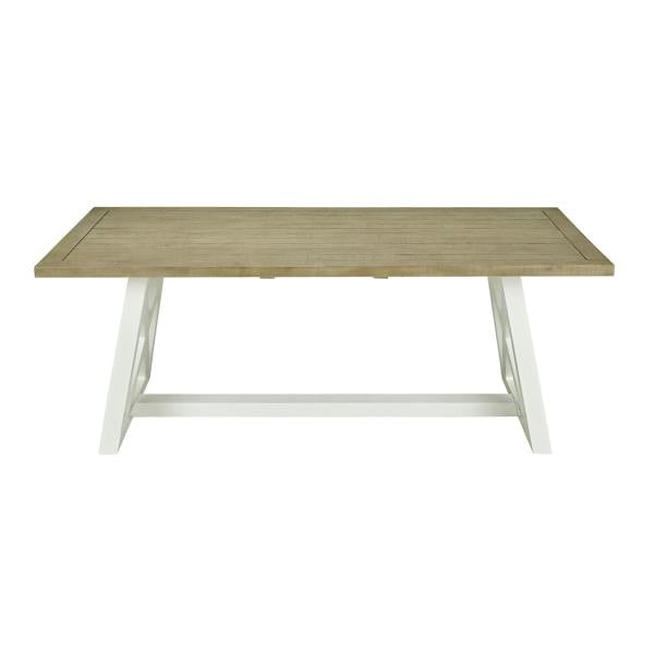 Statement Furniture Oxford White Extending Dining Table