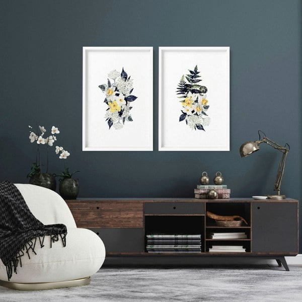 Large artwork | set of 2 pictures for hallway