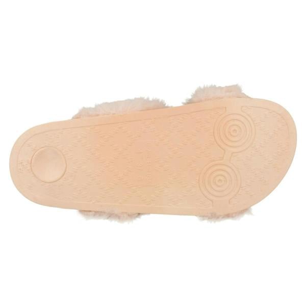 Spot On Ladies Spot On X Strap Fur Mules