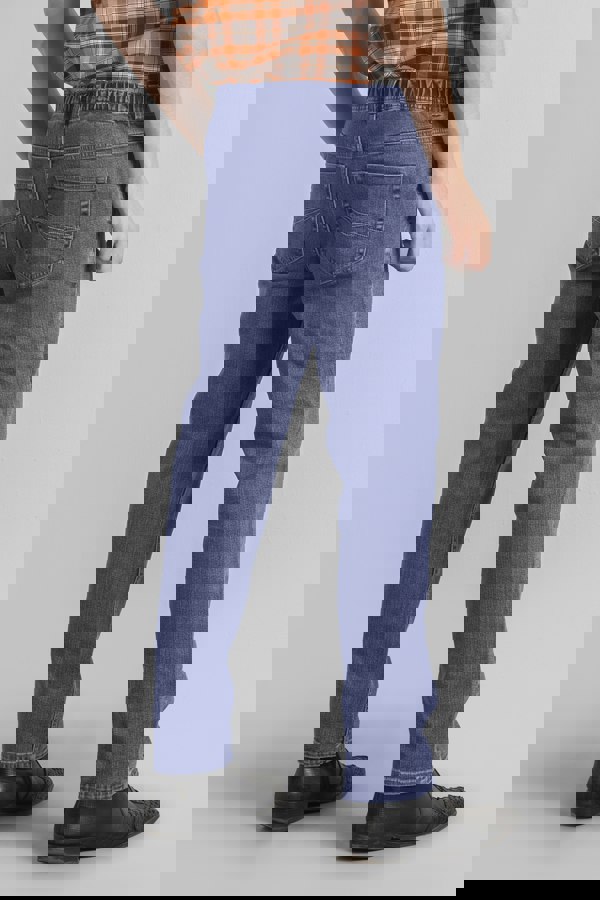 ENORSIA Mens Elasticated Waist Straight fit Jeans