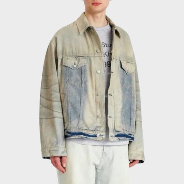 Acne Studios Robert U Carver Denim Jacket Light Blue