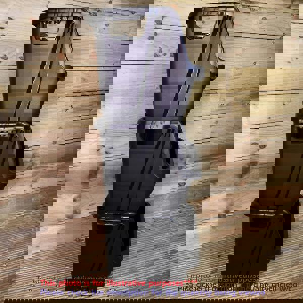 Samuel Alexander Pack of 2 / 59 x 41 x 36cm Heavy Duty Plastic Stackable Crates / Pick Bins with Handles