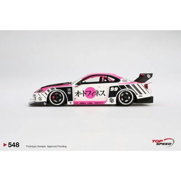 MCSlots Nissan Silvia S15 LB-Super Silhouette Auto Finesse Sema 2023 1:18 Scale Topspeed TS0548