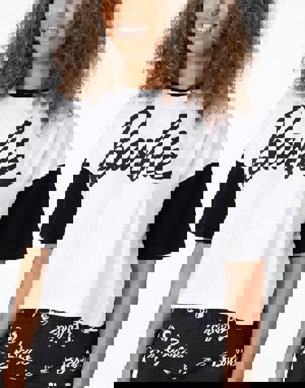 Barbie Womens Multicoloured Short Sleeve Short Leg Pyjama Set