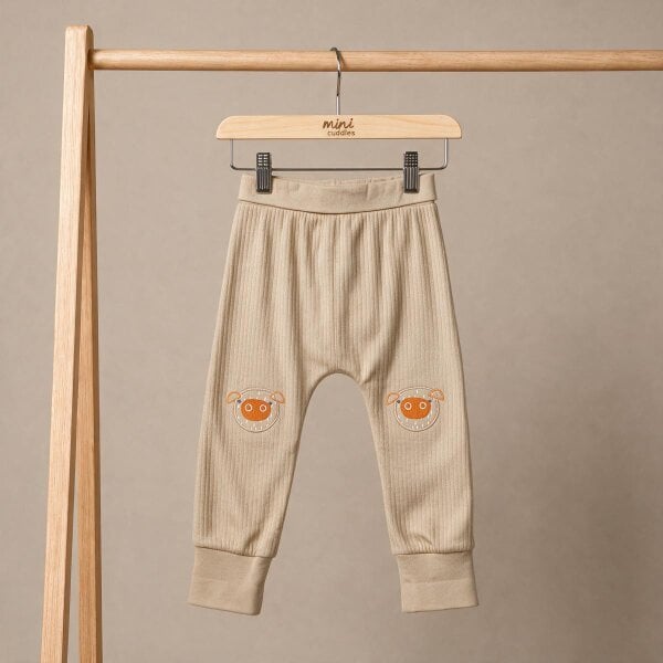 Mini Cuddles Farm theme-Printed Joggers (Muticolour), 3 Pack