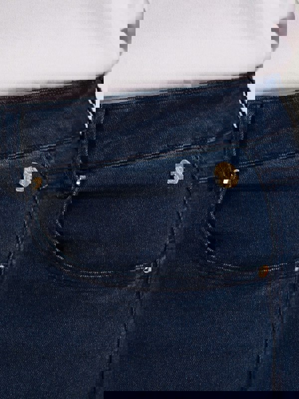 PennyPlain 5 Pocket Wide Leg Denim - Denim