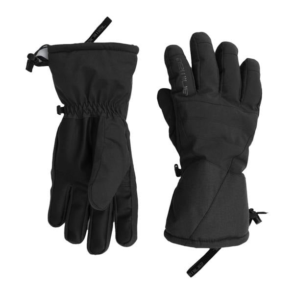 Animal Mens Glacier Herringbone Ski Gloves - Black