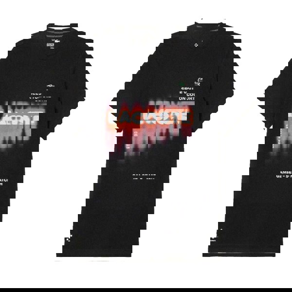 Lacoste Mens Tennis X Daniil Medvedev T-Shirt - Black