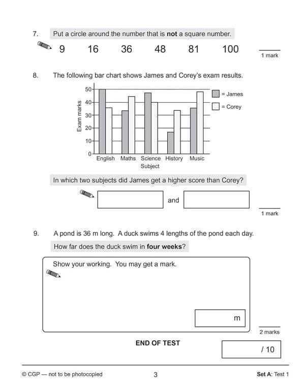 CGP KS2 Year 6 SAT Buster 10-Minute Tests Bundle – Ages 10-11 (English Grammar Punctuation & Spelling, English Reading, Maths, Maths Problem Solving)