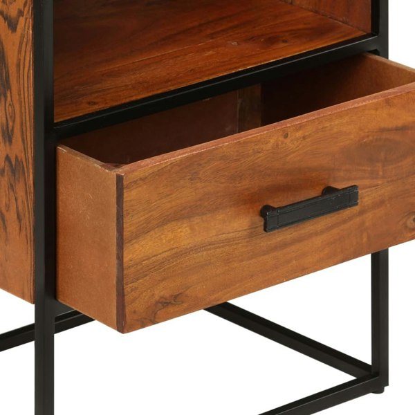 Berkfield Bed Cabinet 40x30x50 cm Solid Acacia Wood
