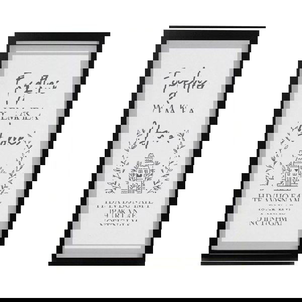 Personalised Memento Company Personalised Home Black Poster Frame