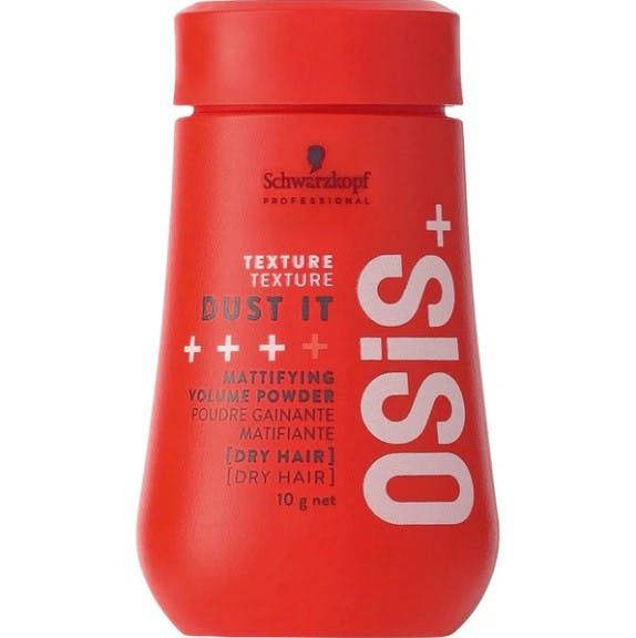 Schwarzkopf OSIS+ Dust It. Mattifying Powder gives structure with a slightly matte look.