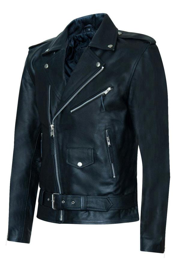 Infinity Leather Men's Brando RED INDIAN Cowhide Jacket - Osasco